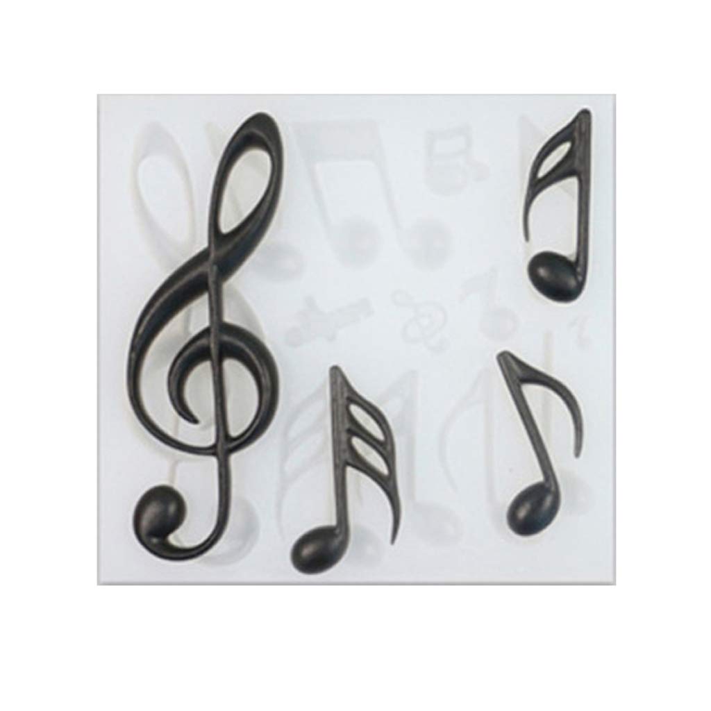 MAOSUO Musical Note Guitar Pendant Jewelry Making Kit - Resin Casting Silicone Mold for DIY Music Theme Crafts, Perfect for Guitar Lovers & Jewelry Artists (Great for Handmade Gifts, Music Festival Accessories)