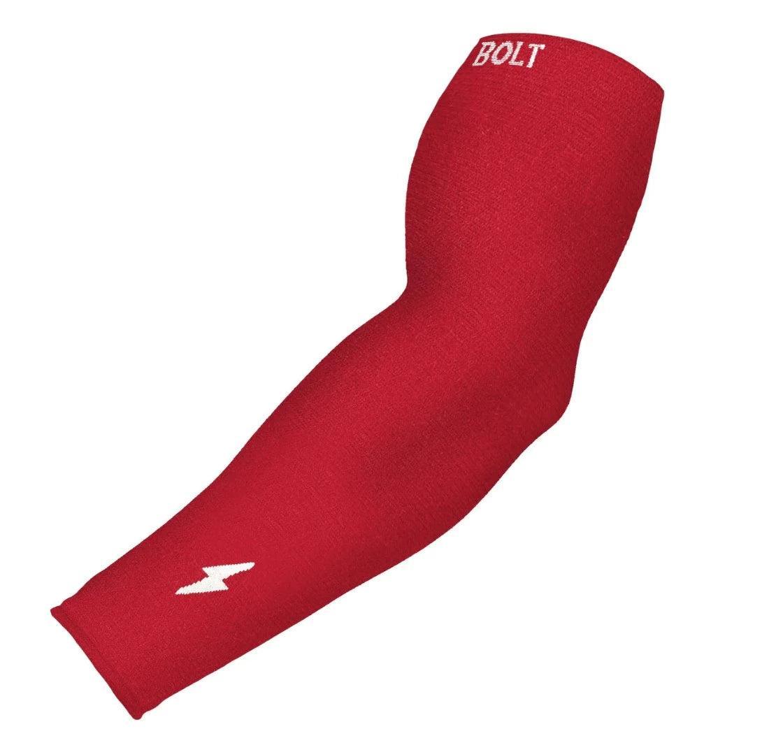 Bruce Bolt Graduated Compression Full Arm Sleeve for Baseball & Basketball - Improve Circulation & Reduce Muscle Fatigue During Sports & Workouts