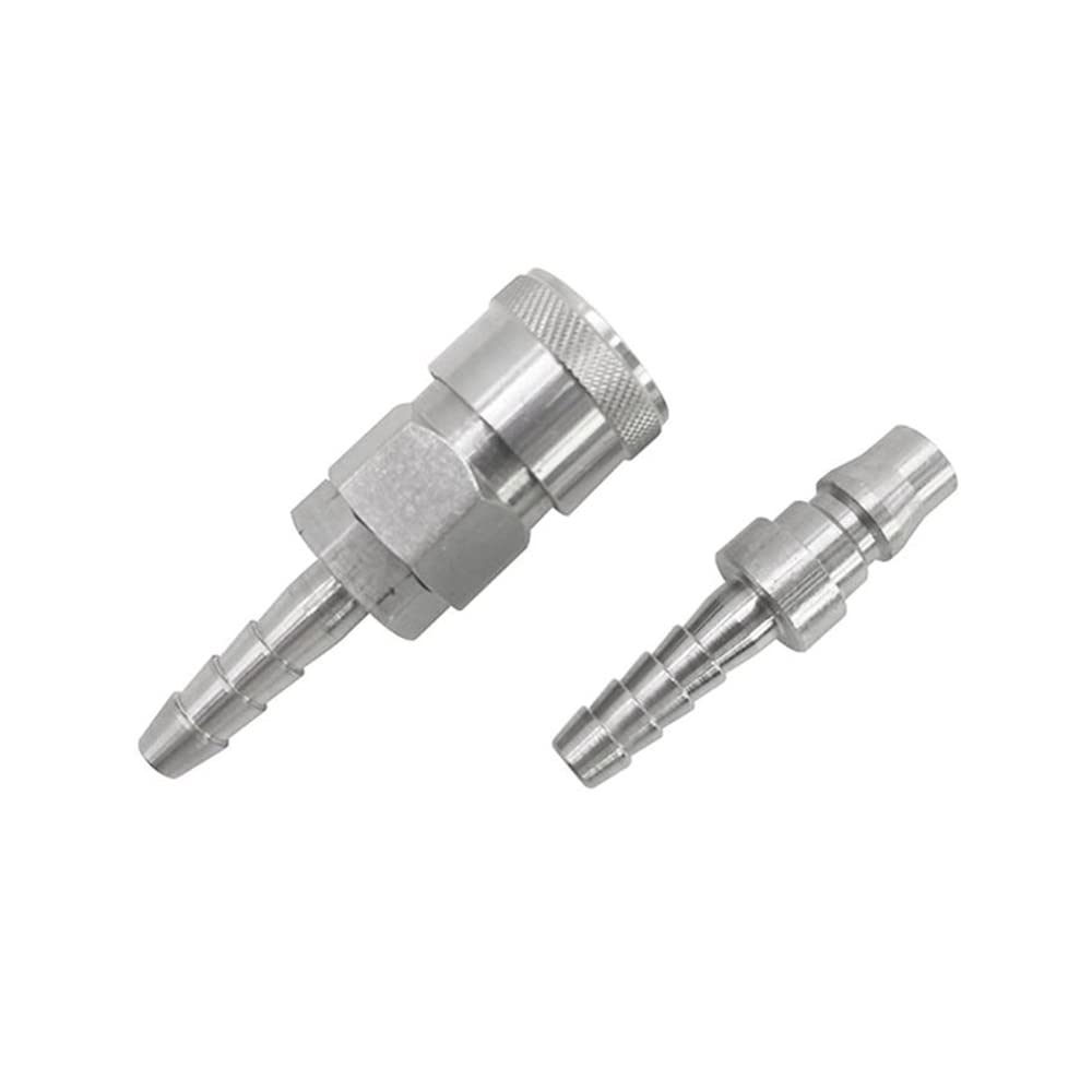 1 Pair Pneumatic Fitting Air Line Hose Compressor Connector Quick Release Coupler 3030 (SH+PH) - Ideal for Air Tools, HVAC Systems & Industrial Applications
