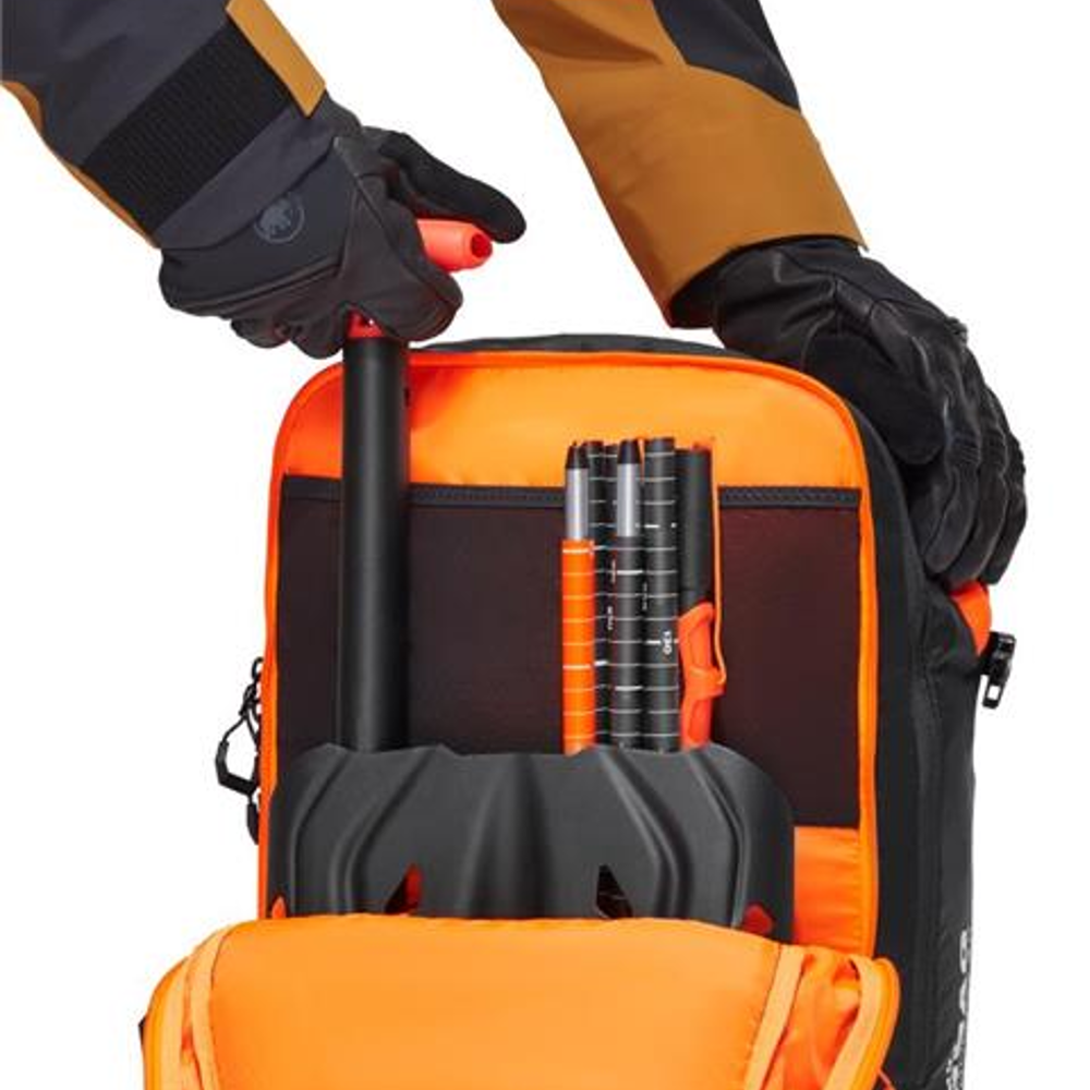 Mammut Pro 35 Removable Airbag 3.0 Backpack - Safari Black for Hiking, Climbing & Outdoor Adventures