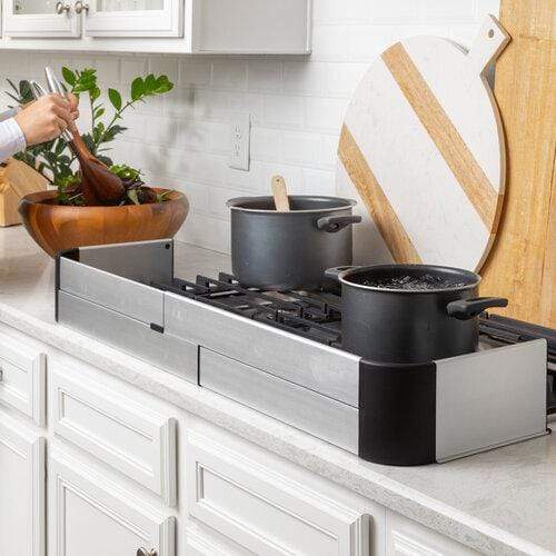 Qdos Heat-Resistant Stove Guard - Self-Adhesive Kitchen Safety Protector for Gas & Electric Stoves - Prevents Burns & Spills While Cooking