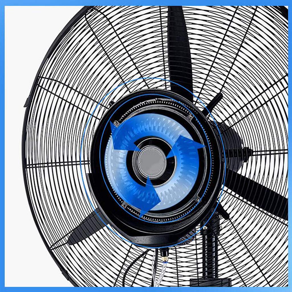 Quiet Stand Fan with 3 Speed Modes & 80° Oscillation - Adjustable Height & Pivoting Head - Ideal for Home, Office, Bedroom Cooling - Perfect for Summer, Workspaces & Nighttime Use