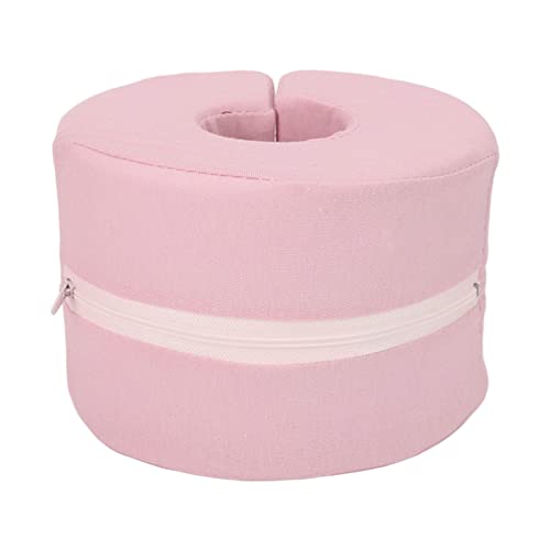 Orthopedic Foot Elevation Pillow for Leg & Ankle Support - Post-Surgery Recovery Cushion with Washable Cover - Pressure Relief for Feet & Heel Pain - Ideal for Bed Rest, Relaxation & Injury Recovery (Pink)
