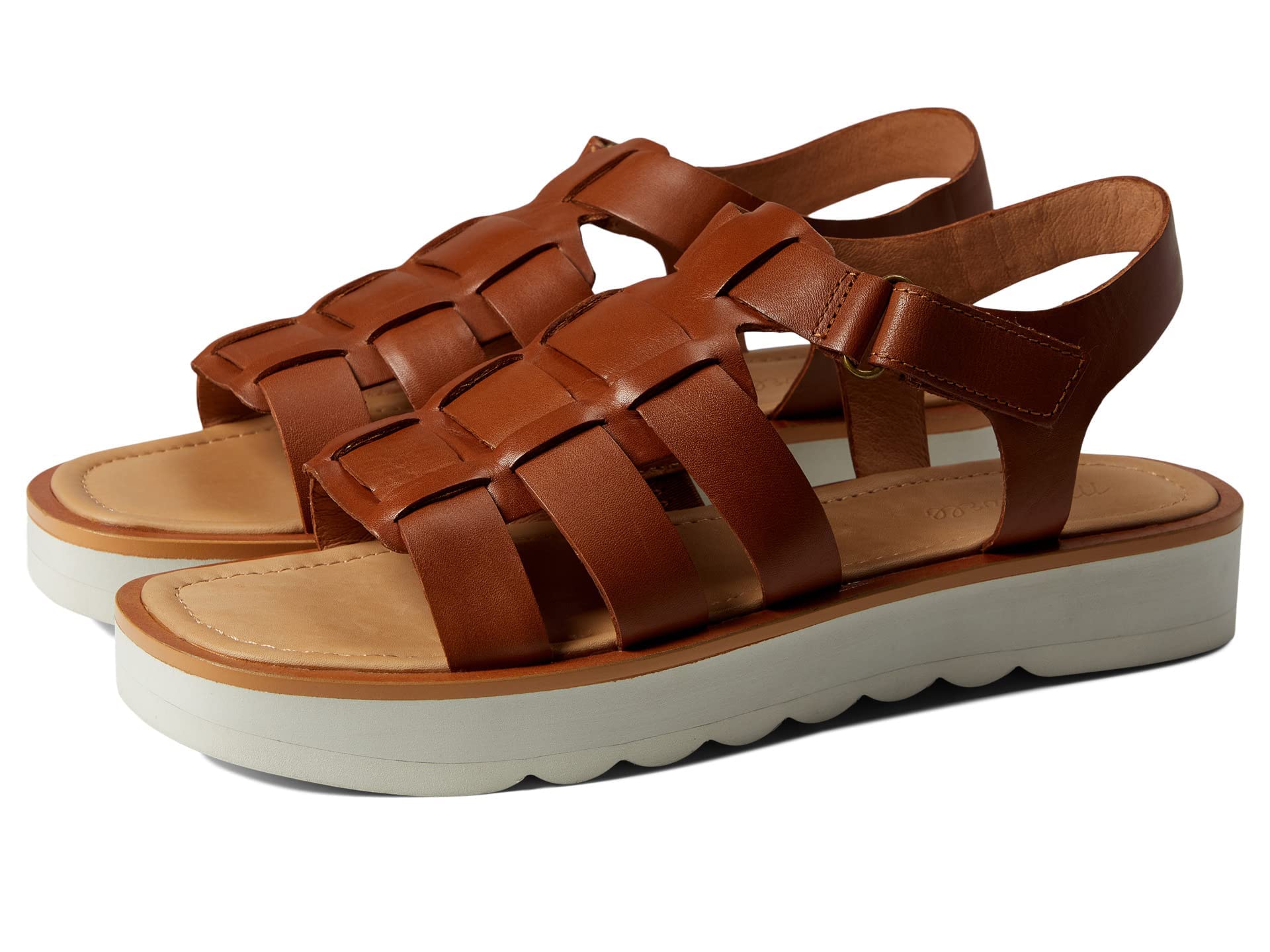 Madewell Women's Kristie Fisherman Sandals - Comfortable Leather Straps, Adjustable Buckle | Perfect for Summer Outfits, Beach Vacations & Casual Wear