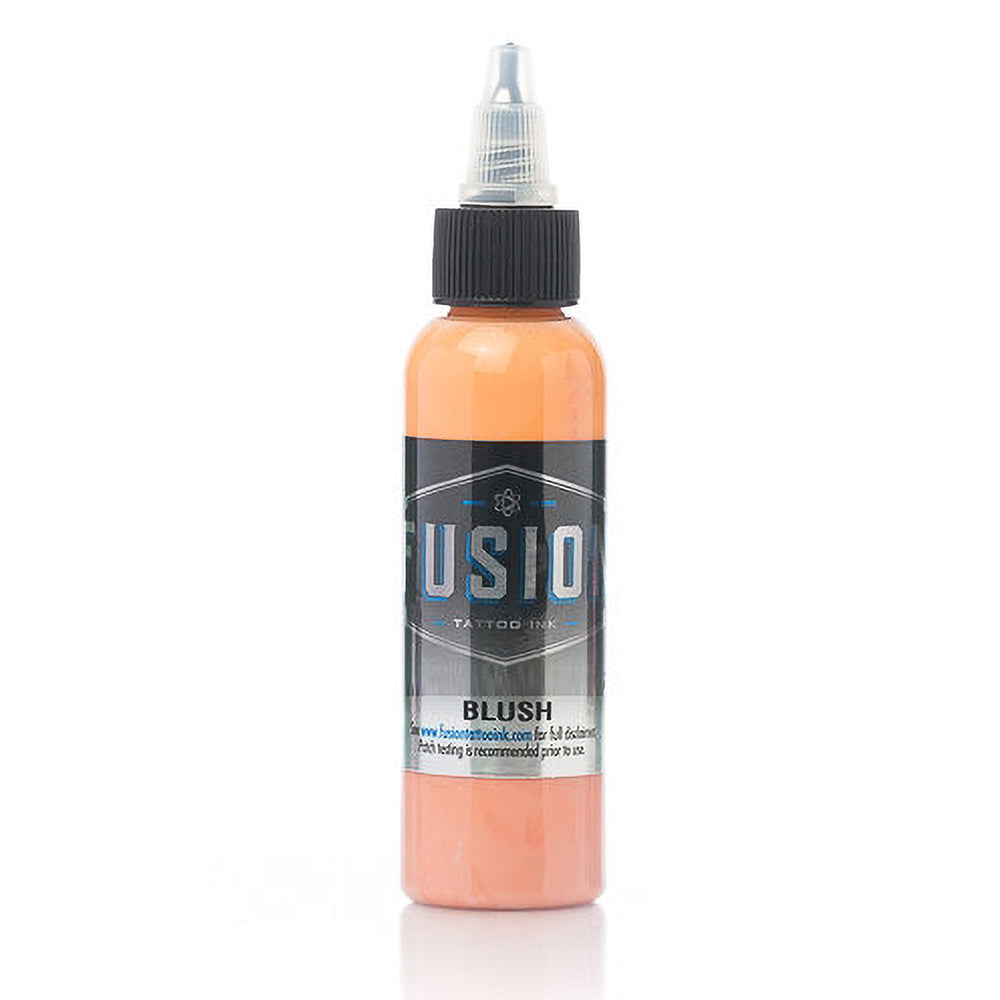 Blush Fusion Tattoo Ink - 1oz Professional Tattoo Pigment for Artists - Perfect for Realism, Watercolor & Fine Line Tattoos