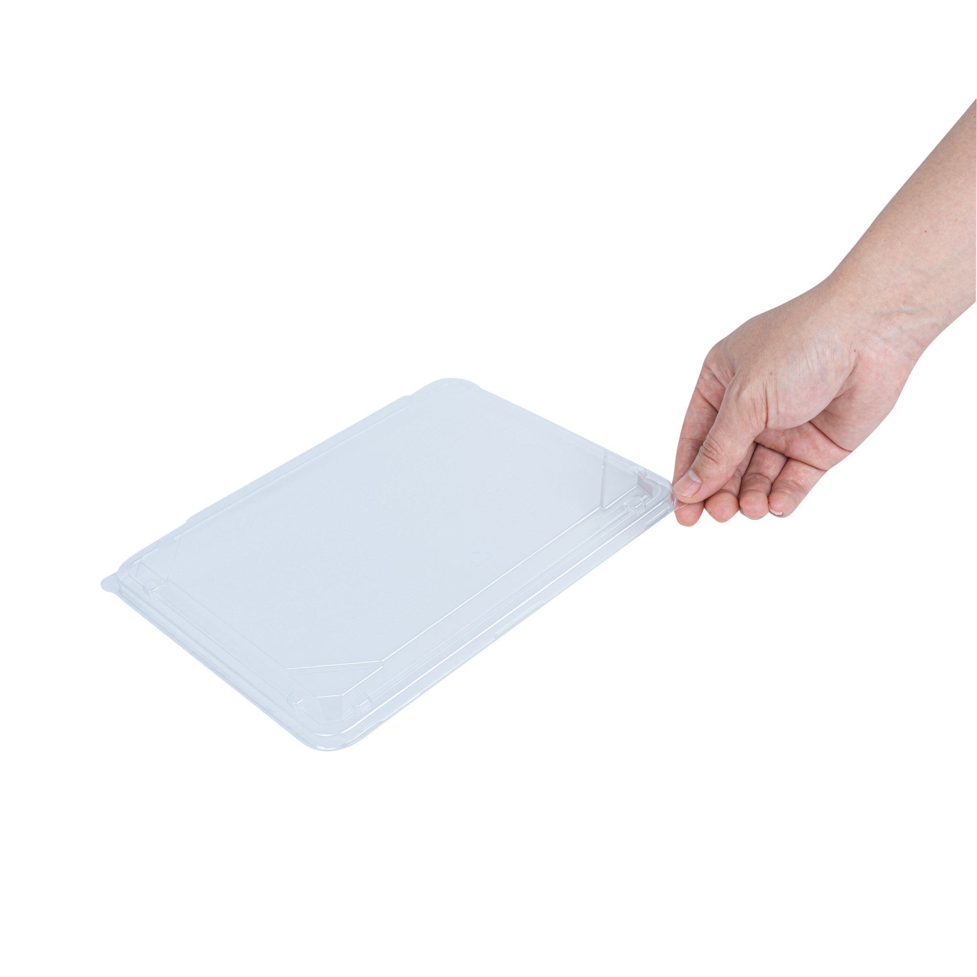 Bento Tek 15 oz Rectangle Clear Plastic Lids - 50 Pack | Airtight Food Storage for Lunch Boxes, Meal Prep & Office Snacks | Fits Standard Bento Containers
