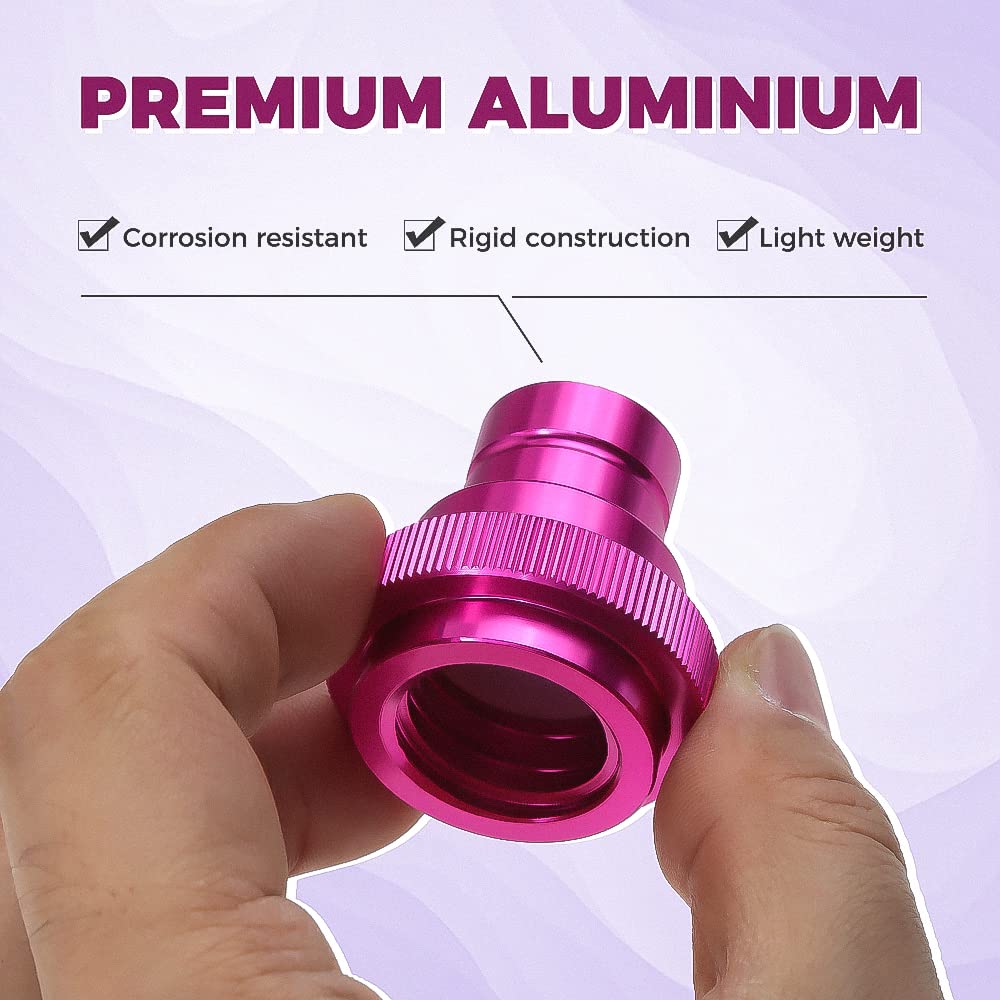 CO2 Quick Adapter for Soda Water Bubbler - Compatible with DUO, Terra & Art Sparkling Water Makers | SodaStream Accessories Replacement Part | Purple | Perfect for Home Carbonation & DIY Sparkling Drinks