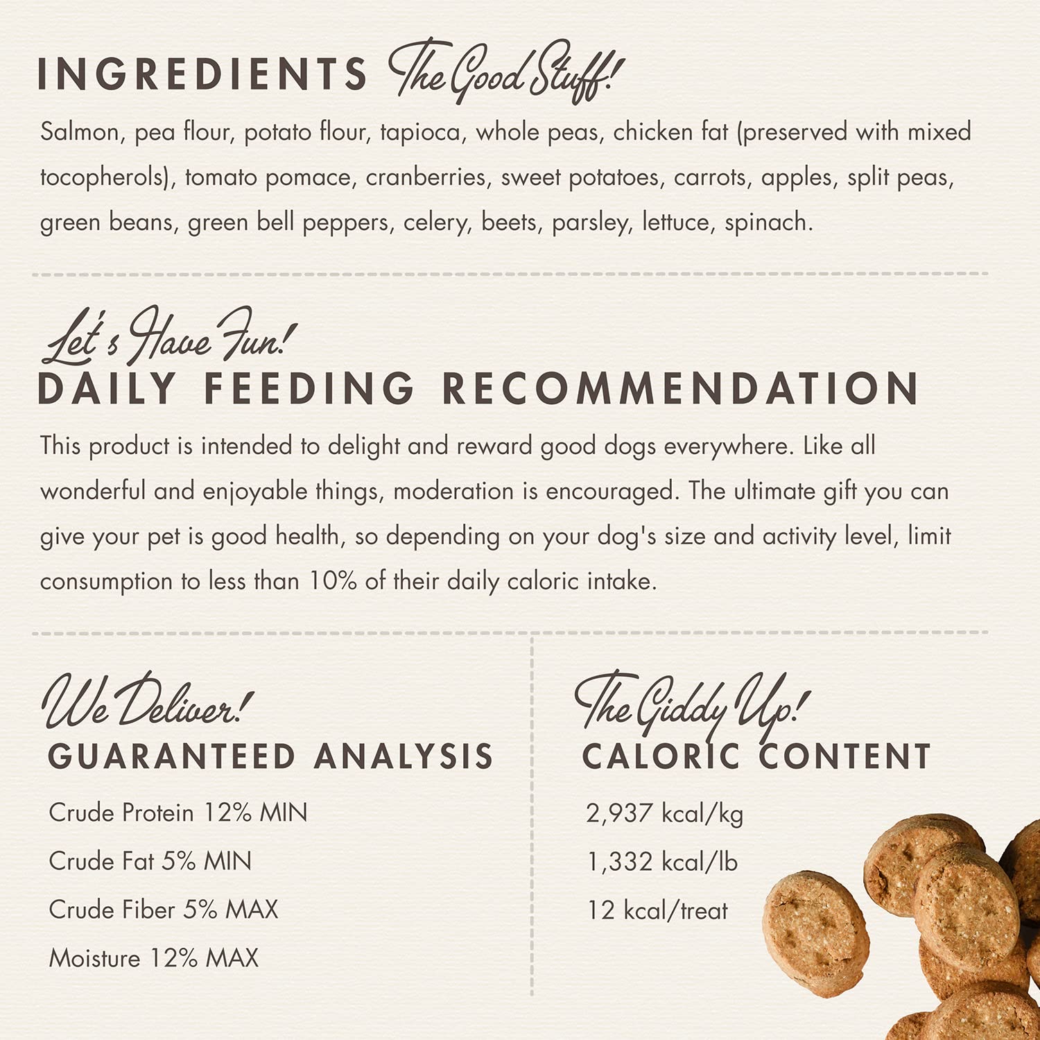 Premium Oven-Baked Fromm Four-Star Nutritionals Salmon & Sweet Potato Dog Treats - Grain-Free, All-Natural Dog Snacks - 8 oz Bag - Perfect for Training Rewards & Dental Health