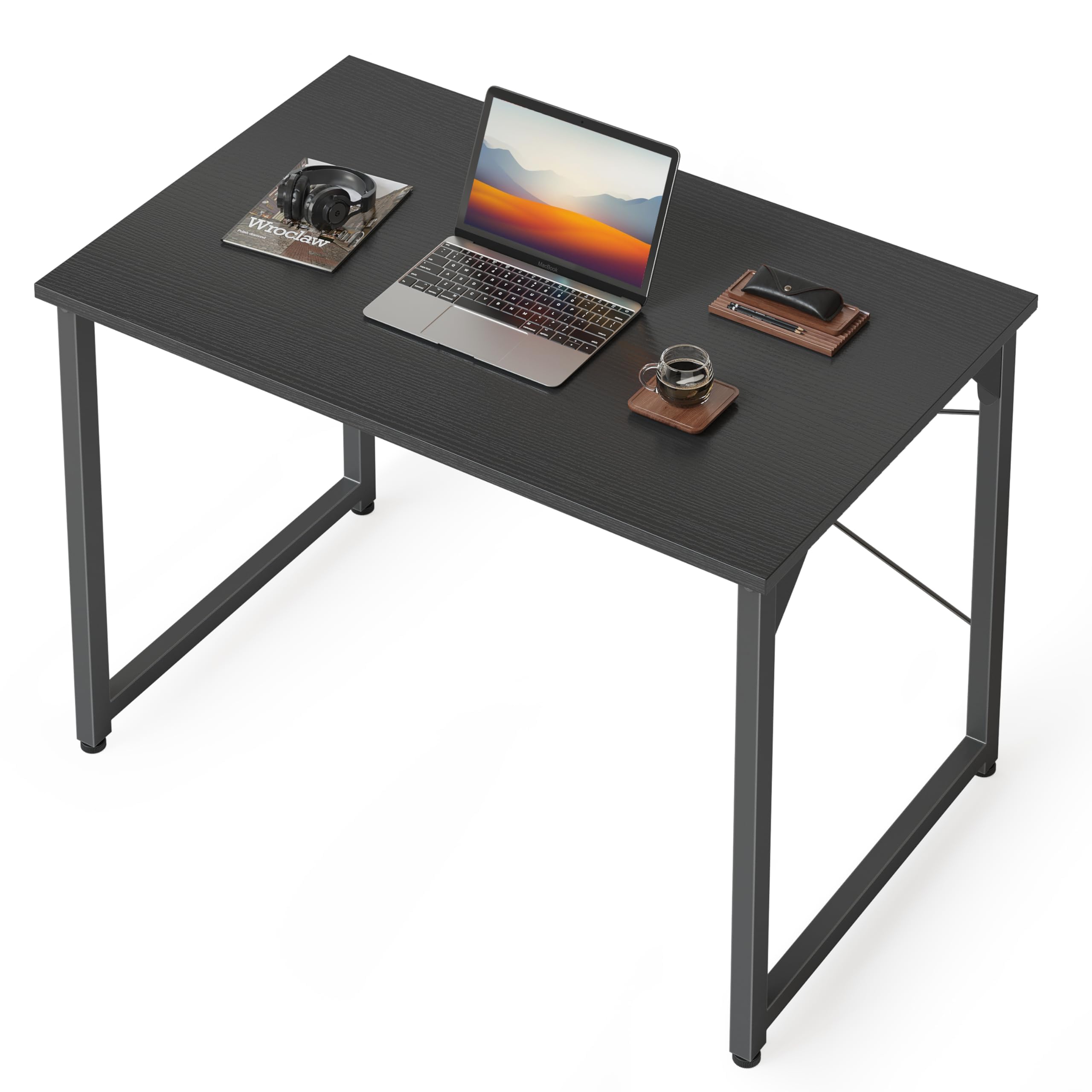 CubiCubi 32 Inch Small Computer Desk for Home Office - Compact Modern Writing Desk for Small Spaces, Study & Workspace - Black | Perfect for Home Offices, Dorm Rooms & Apartments