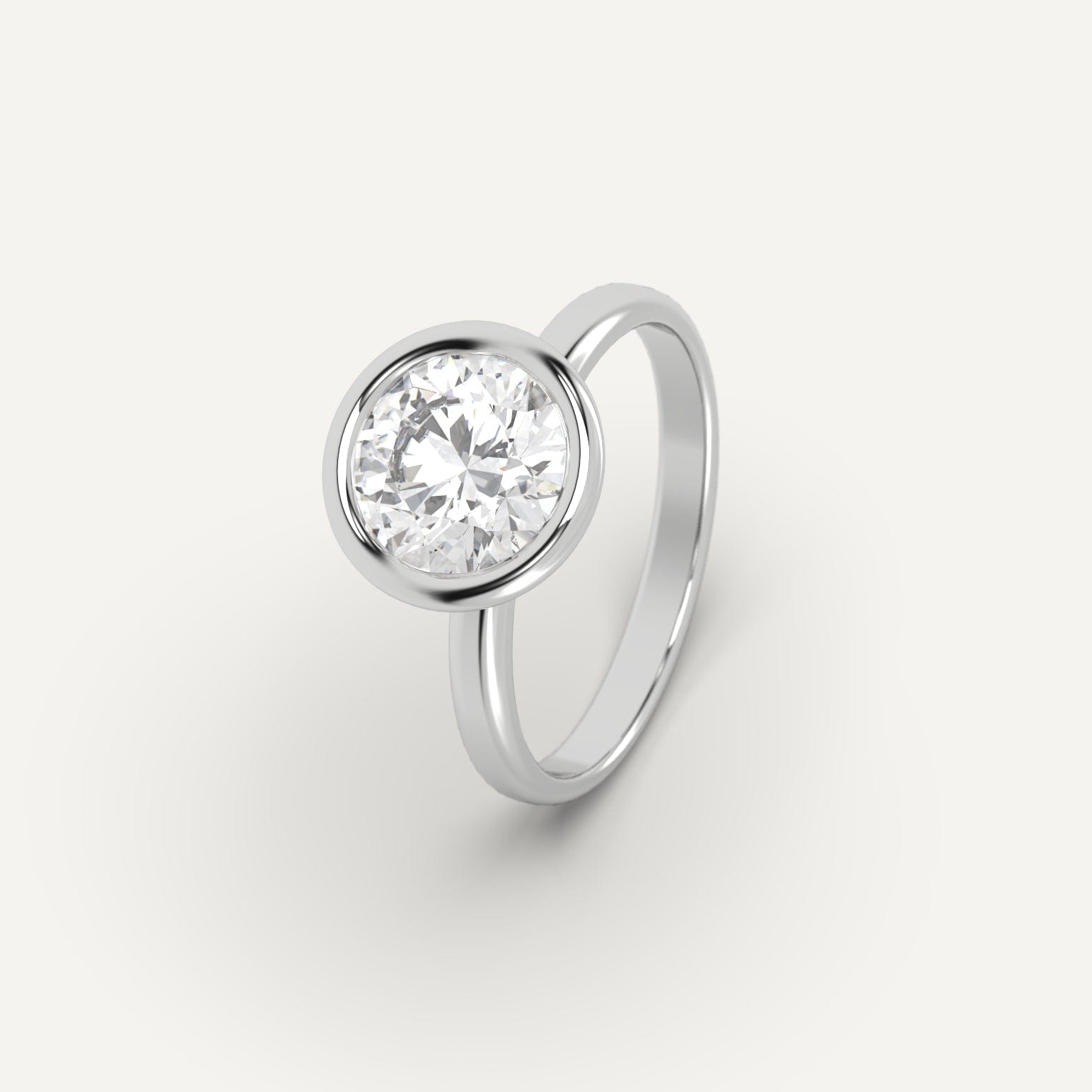 2 Carat Round Cut Diamond Engagement Ring - Solitaire Wedding Band for Women - Perfect for Proposals, Anniversaries & Special Occasions