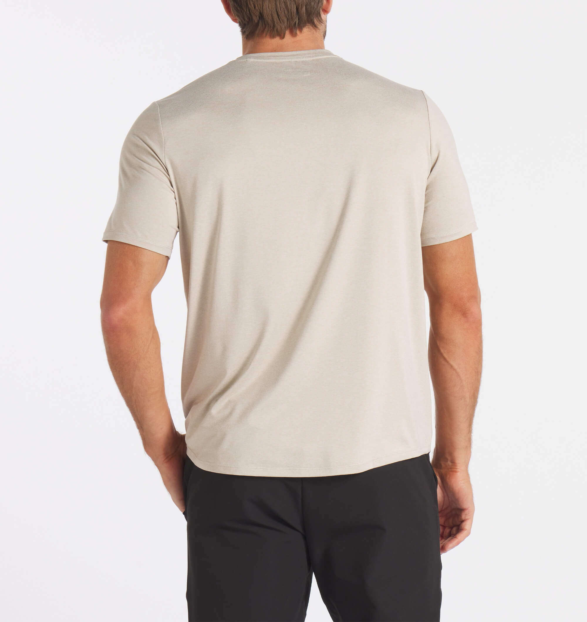Unrl Ultra Tee Heather Sand - Soft & Comfortable Men's T-Shirt for Casual Wear & Gym Workouts