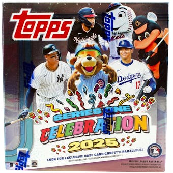 2025 Topps Series 1 Baseball Celebration Mega Box - Collectible Trading Cards for MLB Fans | Perfect for Sports Memorabilia Collections & Fantasy Baseball Enthusiasts