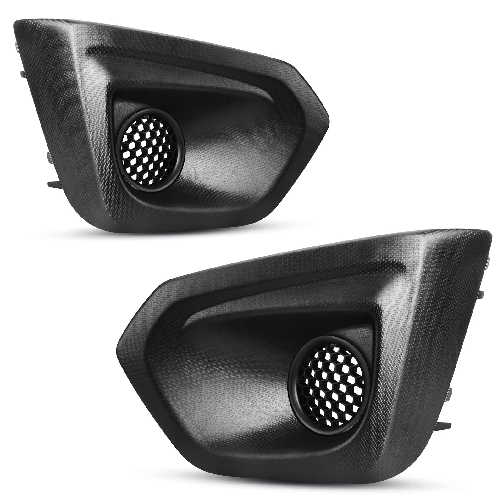 YITAMOTOR Fog Lights Replacement for 2012-2014 Subaru Impreza - Matte Black Fog Lamp Covers with Insert Grille (Pair, Left & Right) - Perfect for Night Driving and Off-Road Adventures