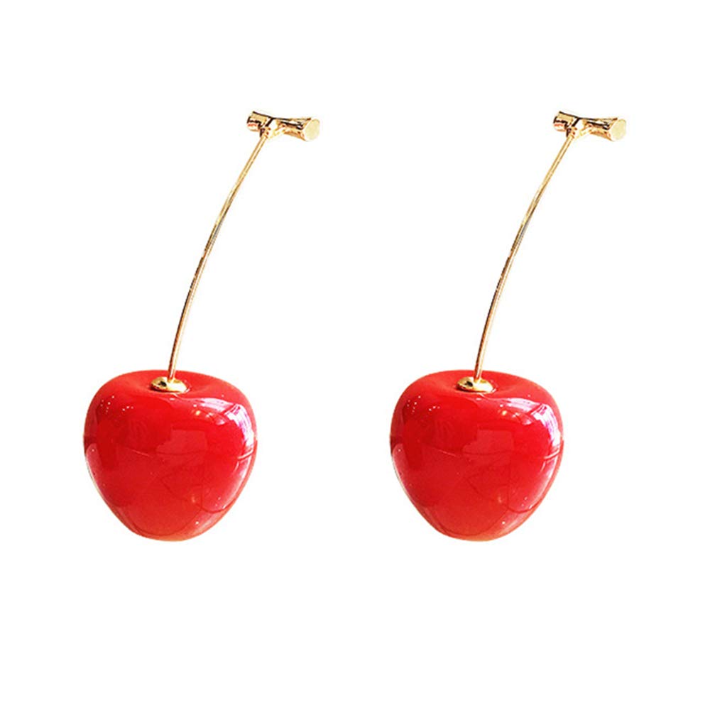 Kakyoin Cosplay Earrings - Red Cherry Anime Jewelry (0.5 oz) | Perfect for JoJo's Bizarre Adventure Fans, Anime Conventions & Themed Parties