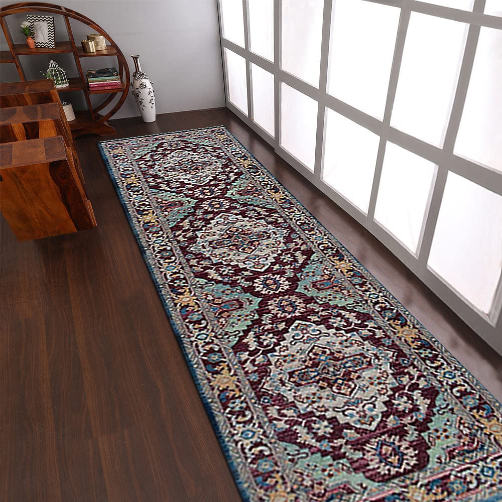 Machine Made Polyester Area Rugs 2'6