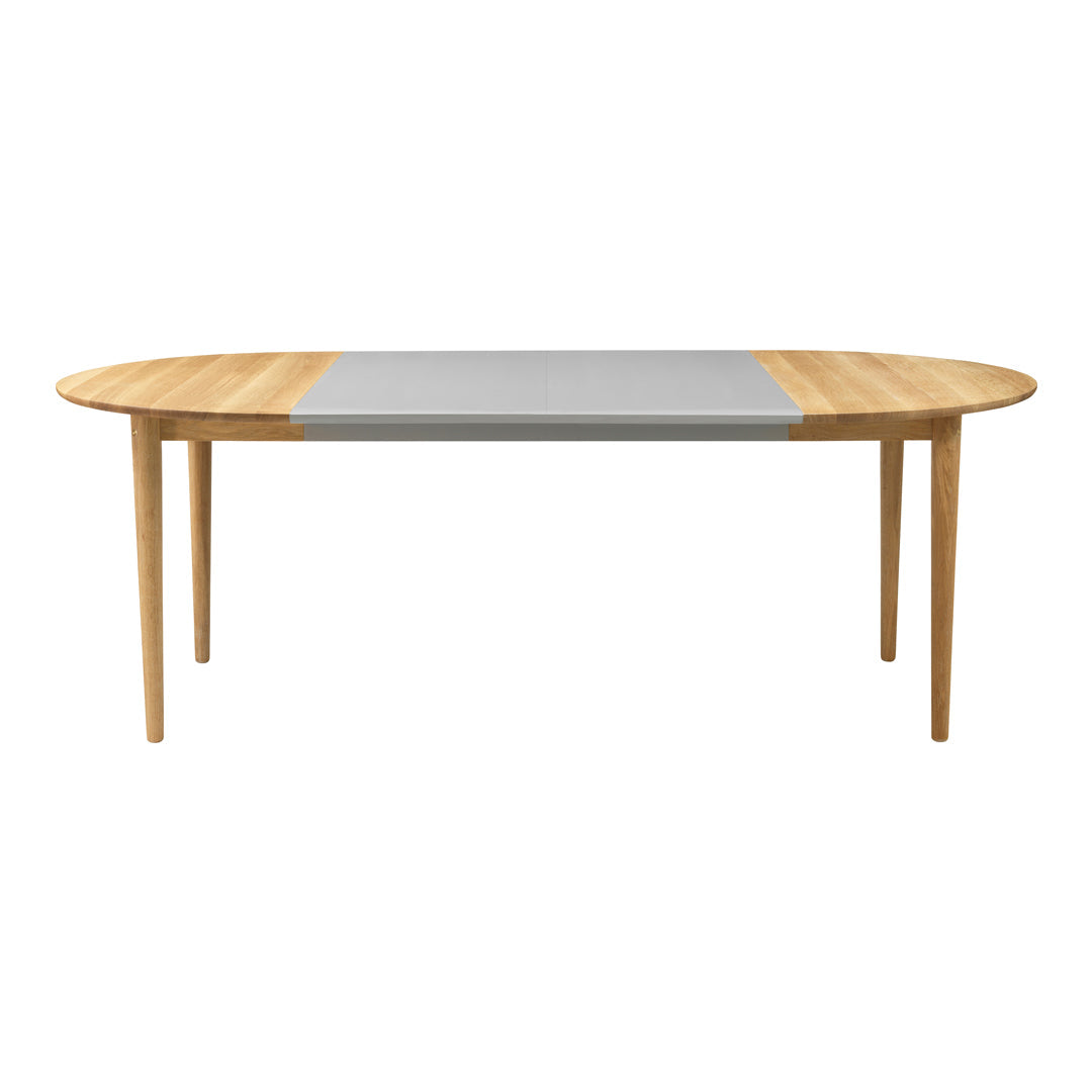 Extendable Dining Table for 6-8 People, Modern Bjork Design, Solid Wood Dining Table for Kitchen & Dining Room - Perfect for Family Gatherings & Dinner Parties