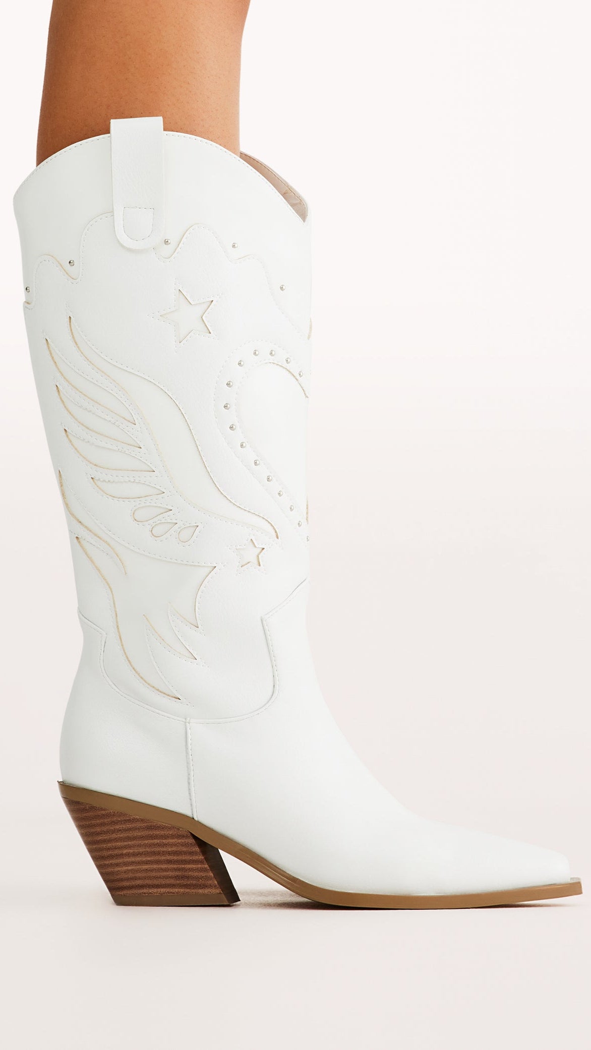 Everlyn Women's White Ankle Boots - Stylish & Comfortable for Casual Outings, Work & Fall Fashion