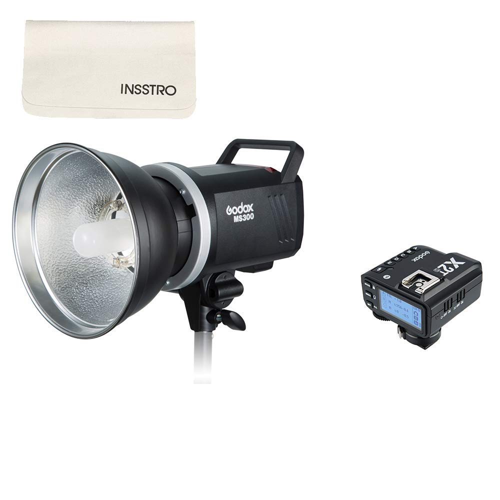 Godox MS300 Studio Flash with X2T-S 2.4G Wireless Trigger - Professional Photography Lighting Kit for Portraits, Product Shoots & Studio Sessions