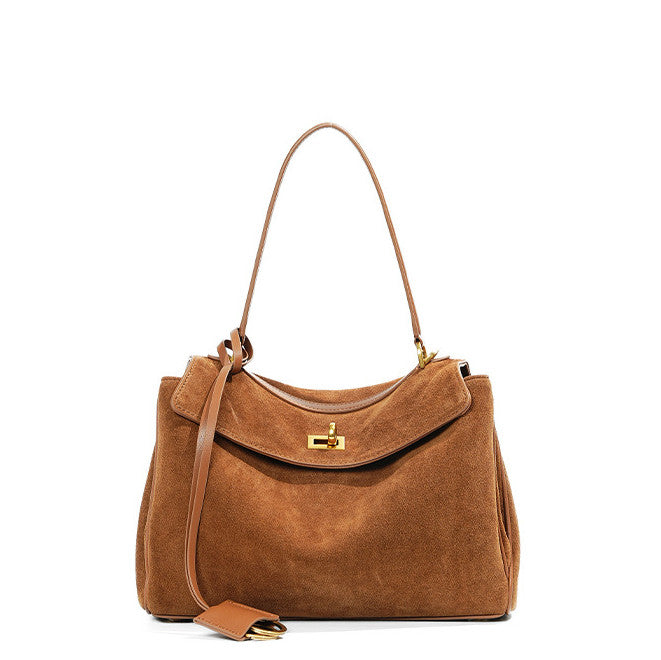 Premium Genuine Leather Shoulder Bag for Women - Fashionable Crossbody Purse with Adjustable Strap - Perfect for Work, Travel & Everyday Use