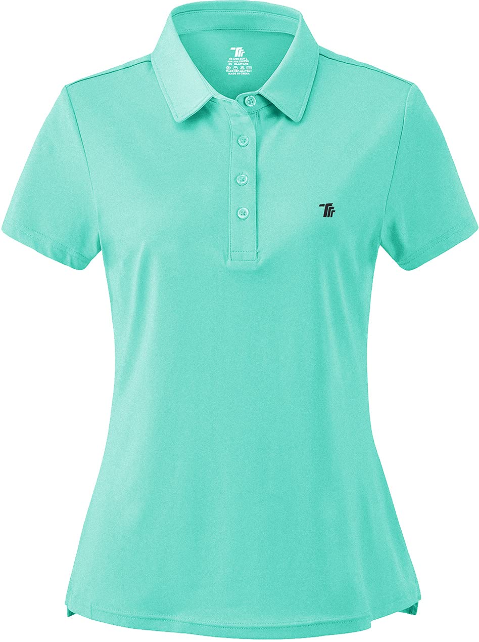Women's Moisture Wicking Golf Polo Shirts - Breathable Short Sleeve Ladies Golf Tops for Summer - Perfect for Golfing, Tennis & Outdoor Sports