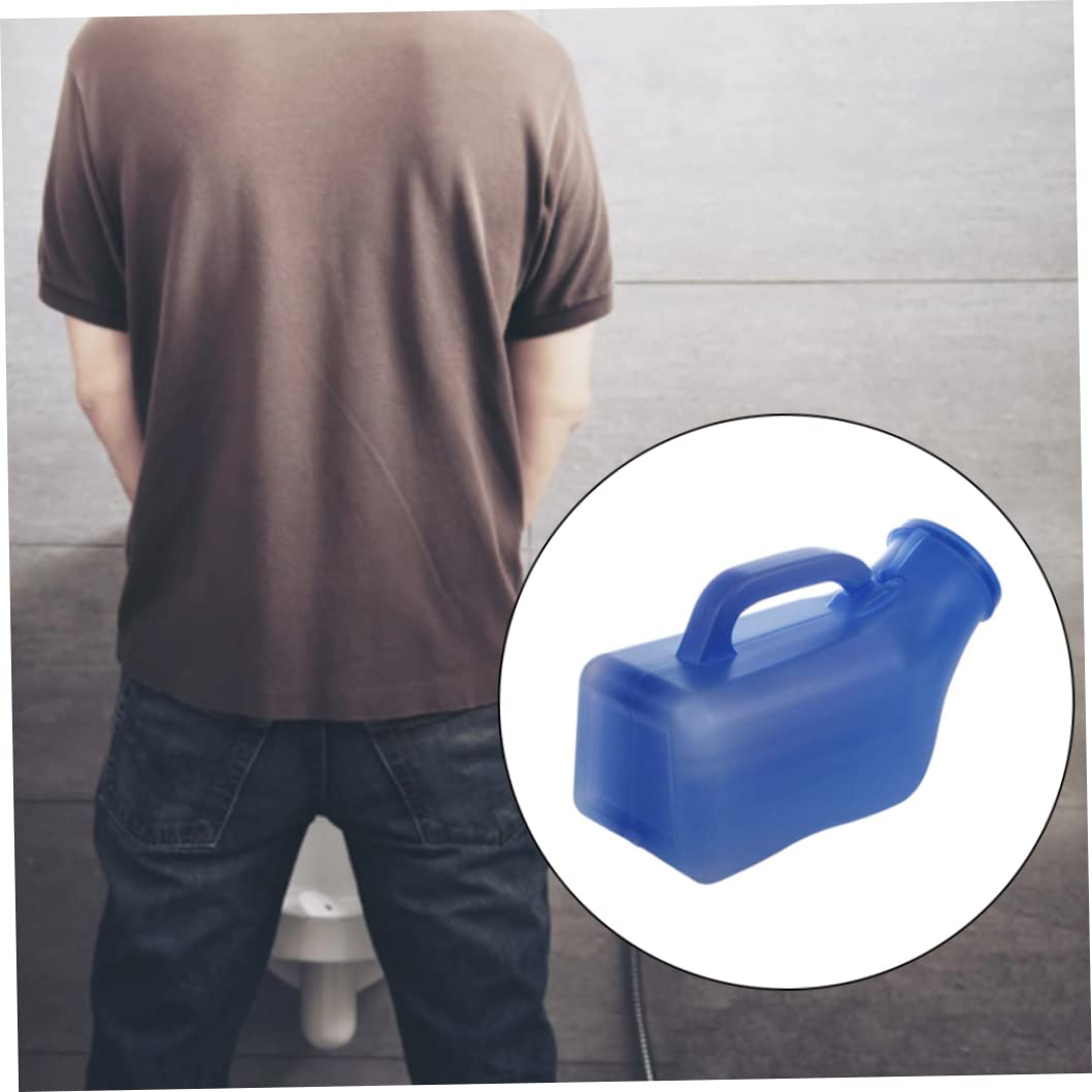 Spill-Proof Portable Urinal Bottle for Men - 1L Leak-Proof Travel Urine Bottle with Secure Lid - Ideal for Road Trips, Camping, Hospitals & Home Use