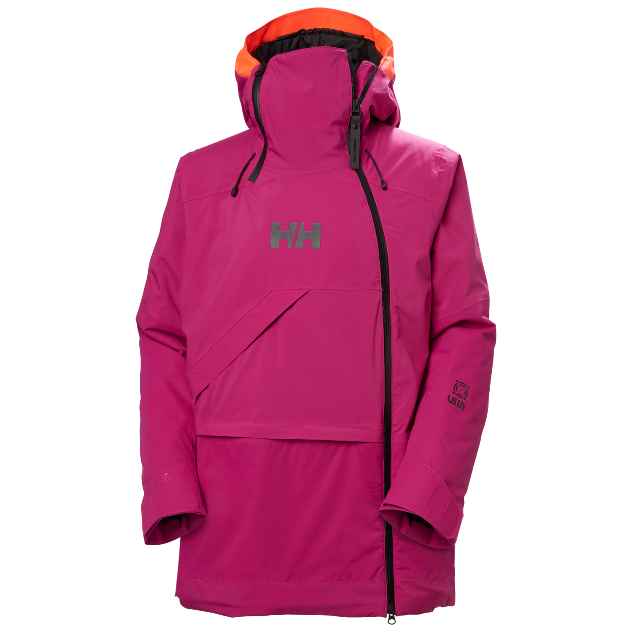 Helly Hansen Women's Powchaser Asym Jacket 2025 - Waterproof Ski Jacket for Women, Lightweight Winter Coat with Adjustable Hood - Perfect for Skiing, Snowboarding & Outdoor Adventures