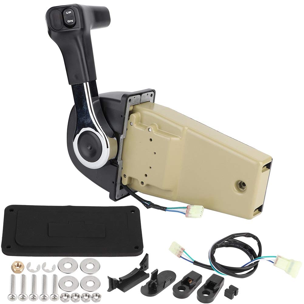 Single Engine Top Mount Boat Remote Control Box - Compatible with H 06240, Zw5, U20 Models | Perfect for Marine Boating, Fishing & Watercraft Navigation