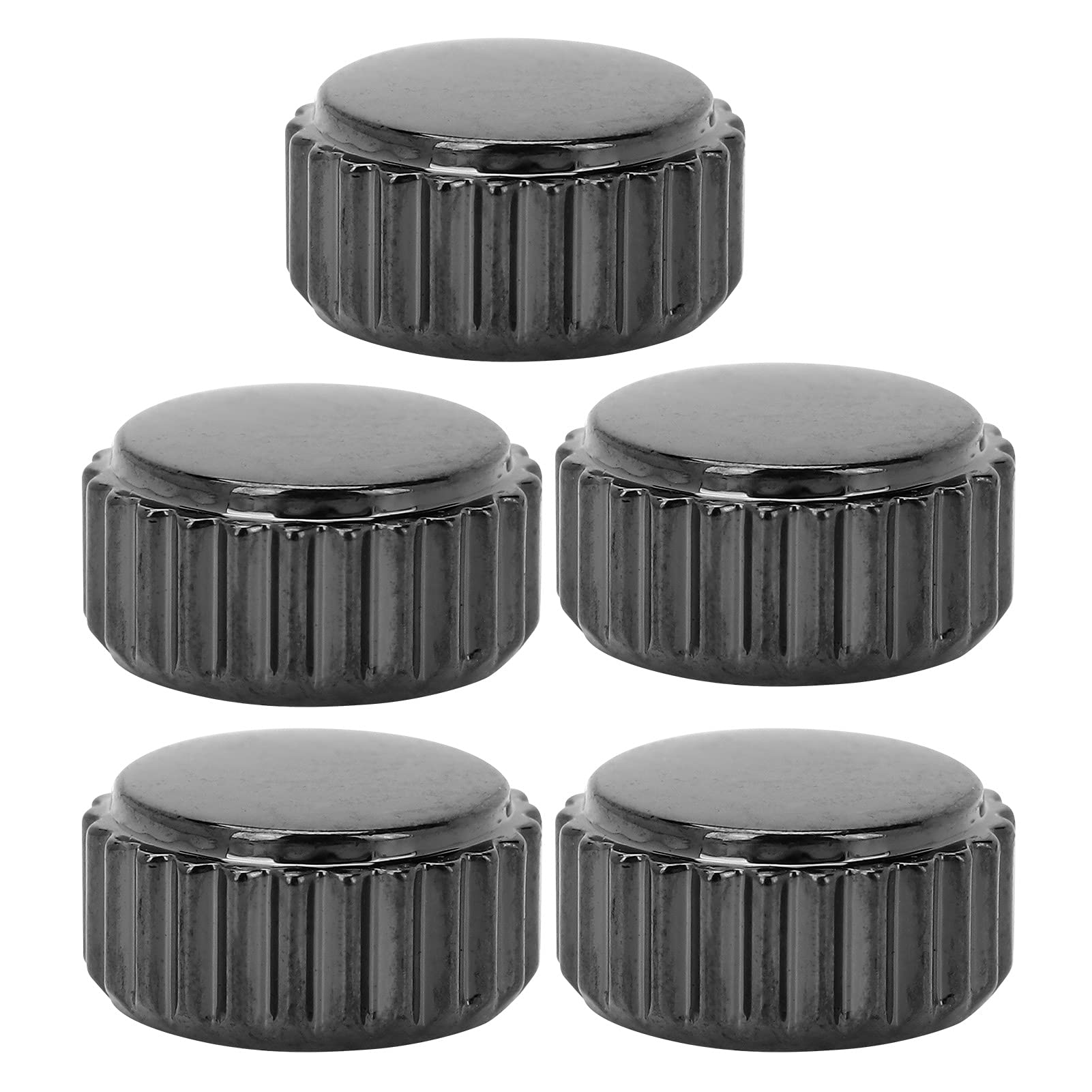 Steel Watch Crown 6mm Flat Hole - Durable for Watch Repair & DIY