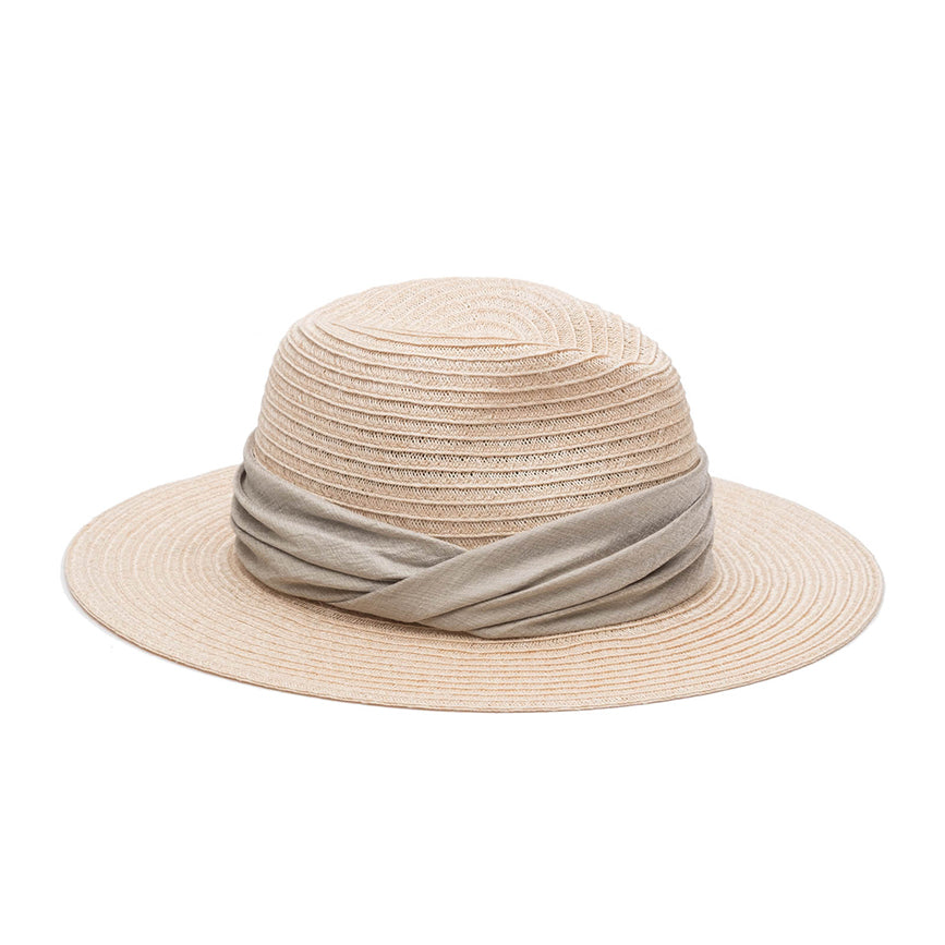 Courtney Hemp Packable Fedora Hat - Lightweight Travel Sun Hat for Women, Foldable Summer Beach Hat with UPF Protection - Perfect for Vacations, Outdoor Adventures & Fashion Accessories