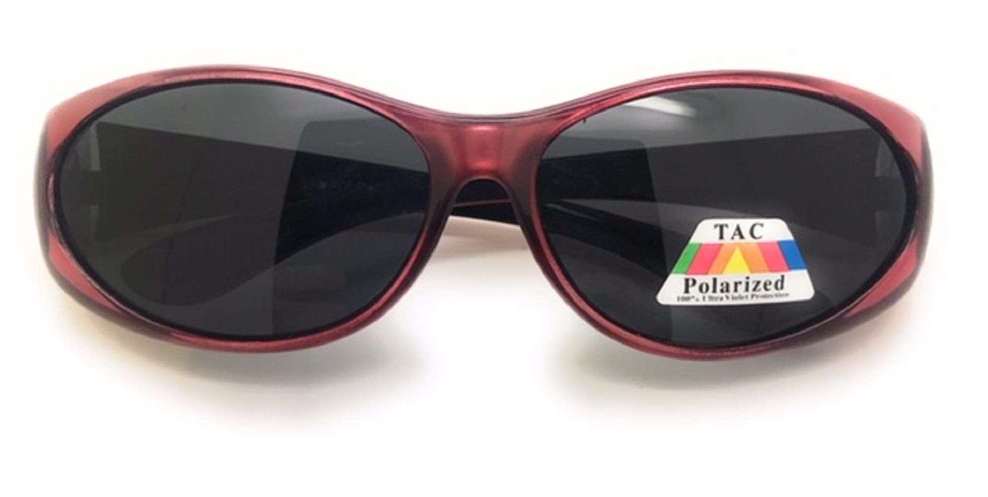 Polarized Fit Over Sunglasses for Women - UV Protection Over Prescription Glasses - Stylish Wrap-Around Design for Driving, Outdoor Sports & Daily Wear