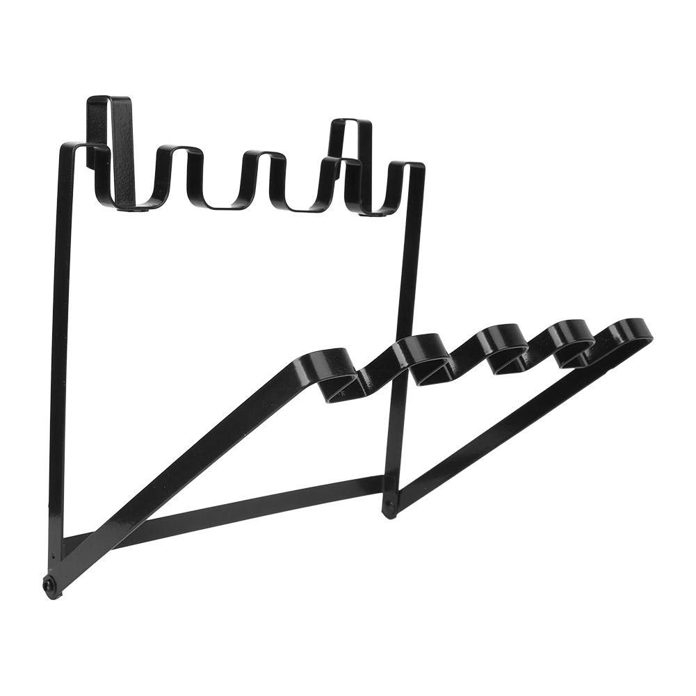 Sturdy Garbage Bag Holder - Large Opening for Kitchen & Bedroom Use (Black)