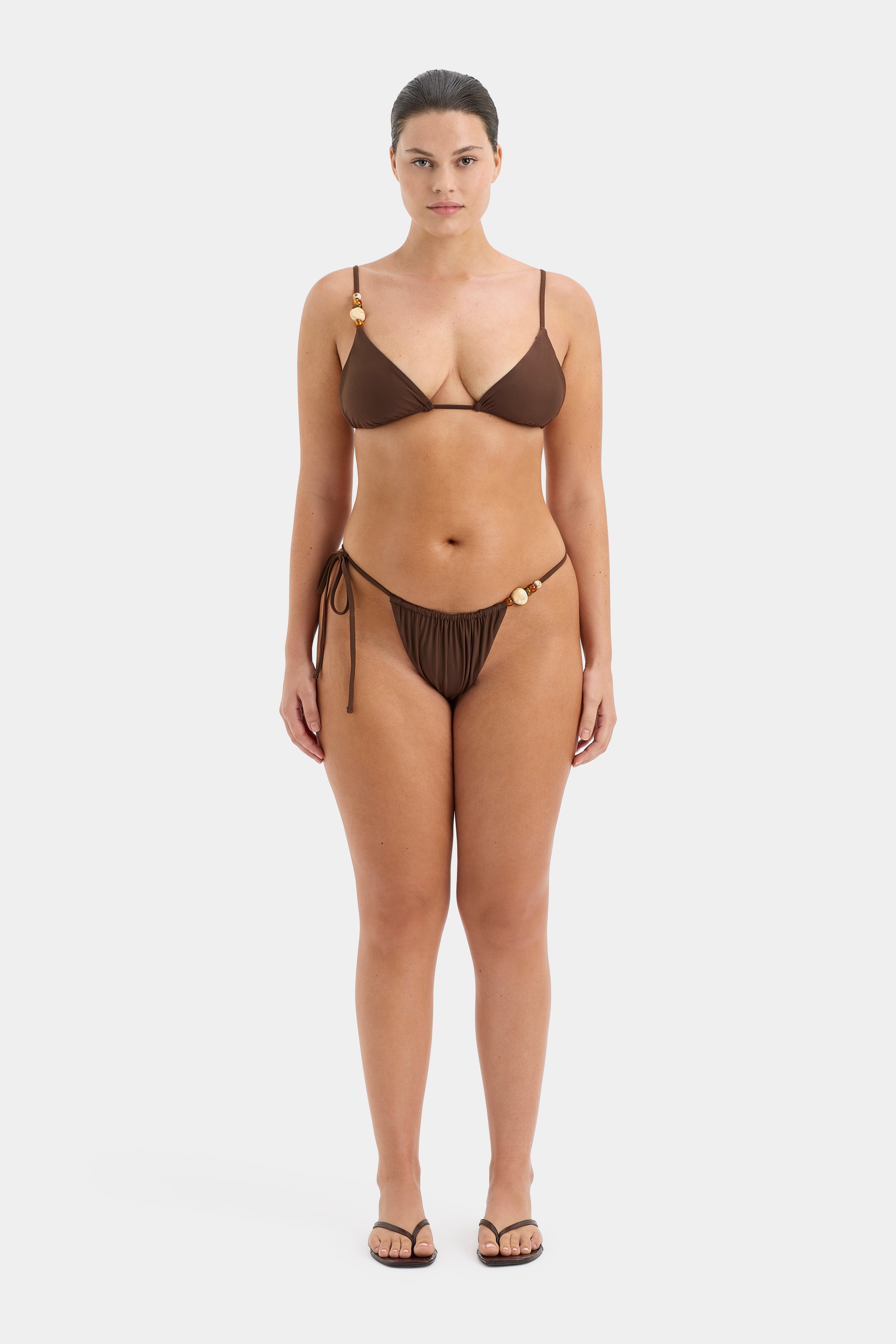 Jeanne Beaded String Brief - Elegant Lace Underwear for Women, Comfortable and Sexy Panties for Daily Wear or Special Occasions