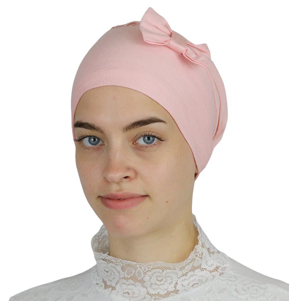 Instant Jersey Turban Hijab - Soft Stretchy Muslim Headscarf for Women (Pink) - Perfect for Daily Wear, Workouts & Modest Fashion