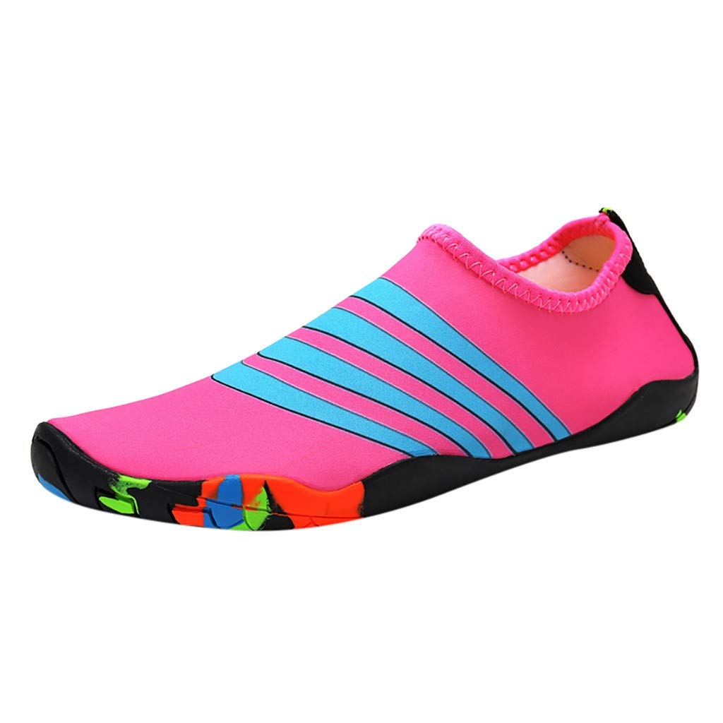 **Best Couple Beach Shoes for Swimming & Water Sports - Quick Dry Aqua Shoes for Women & Men - Barefoot Water Shoes for Beach, Pool, Yoga & Outdoor Activities**