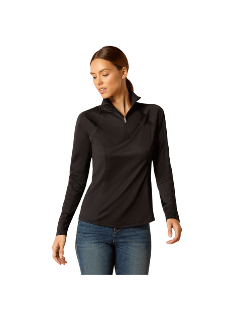 Ariat Sunstopper 3.0 1/4 Zip Performance Pullover - UPF 50+ Sun Protection Shirt for Outdoor Activities, Hiking & Golf