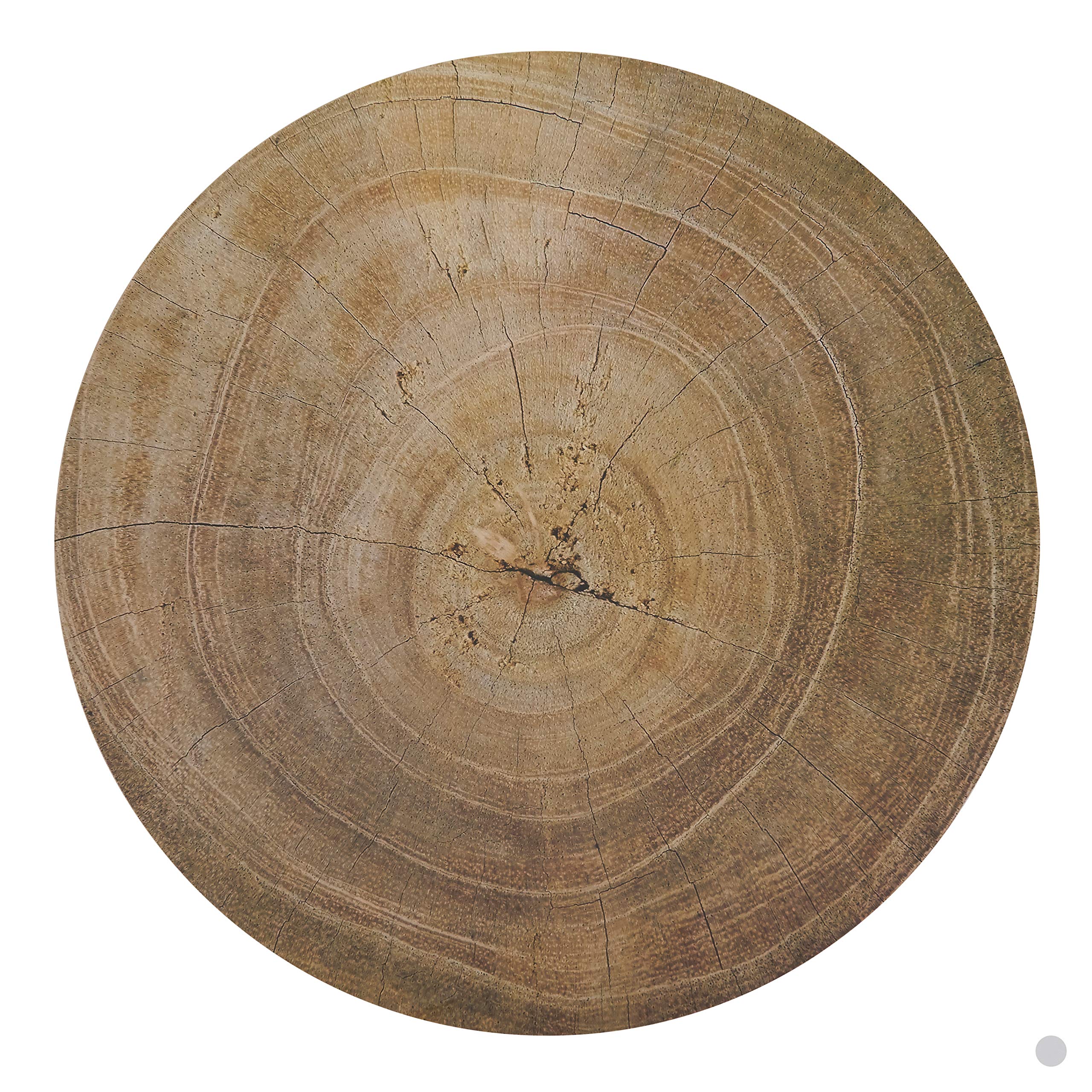 Eco-Friendly Wood Print Placemats Set of 4 - Natural Wood Grain Table Mats for Dining, Kitchen, and Home Decor - Perfect for Dinner Parties, Holidays, and Everyday Use
