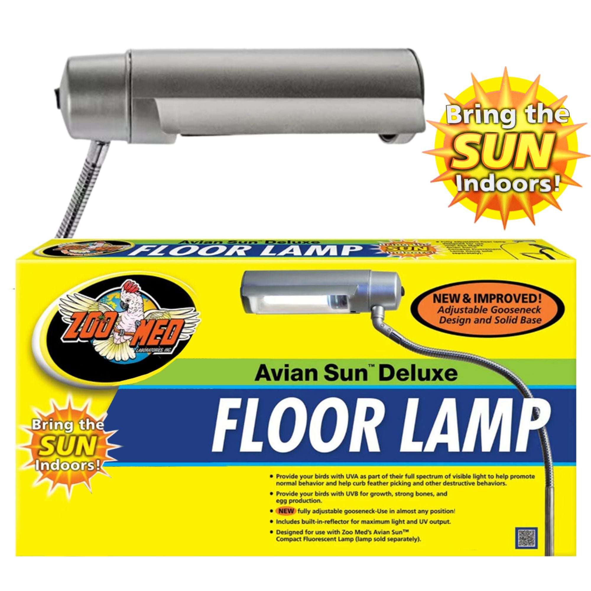 Sun Lamp for Light Therapy - Full Spectrum Daylight Lamp for Home & Office Use - Improve Mood & Energy with Natural Sunlight Simulation