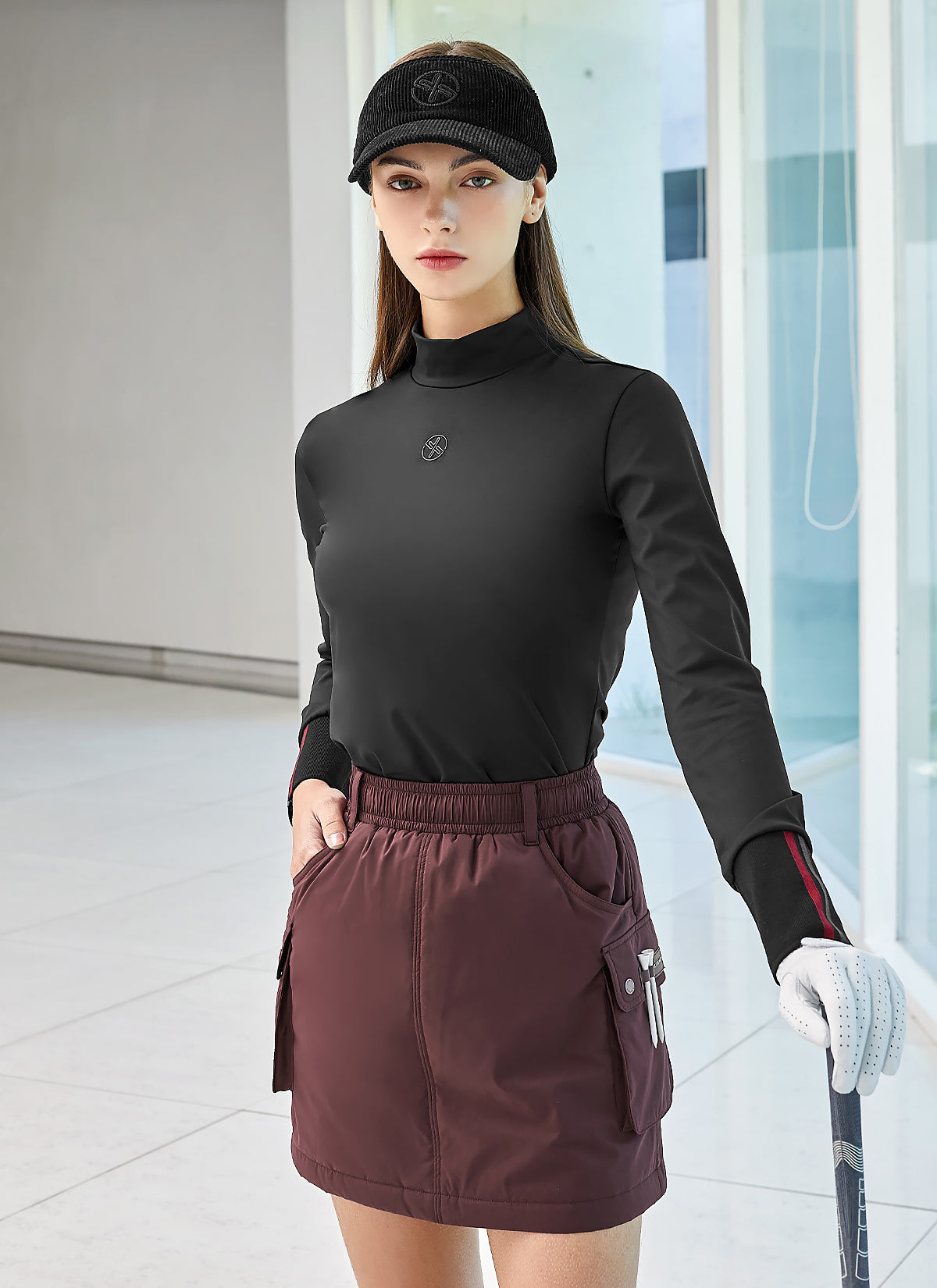 Stylish Out Pocket Padded Mini Skirt for Women - Comfortable Stretch Fabric - Perfect for Casual Wear, Night Out & Street Fashion
