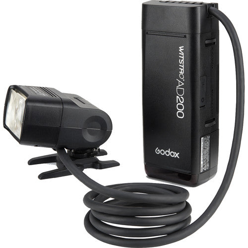 Godox EC200 Extension Flash Head - Professional Studio Flash for Photography, Perfect for Portraits, Product Shots & Events - Compatible with Godox Wireless System