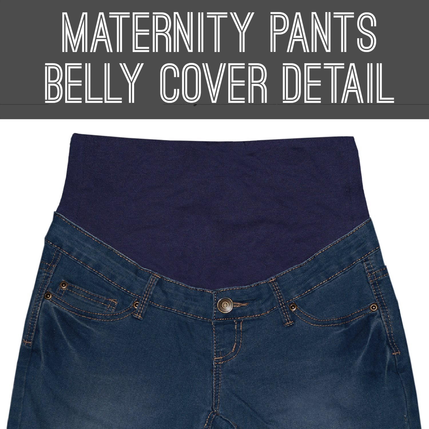 Hybrid & Company Super Comfy Stretch Women's Maternity Bootcut Jeans with Real Pockets - Perfect for Pregnancy Comfort & Everyday Wear