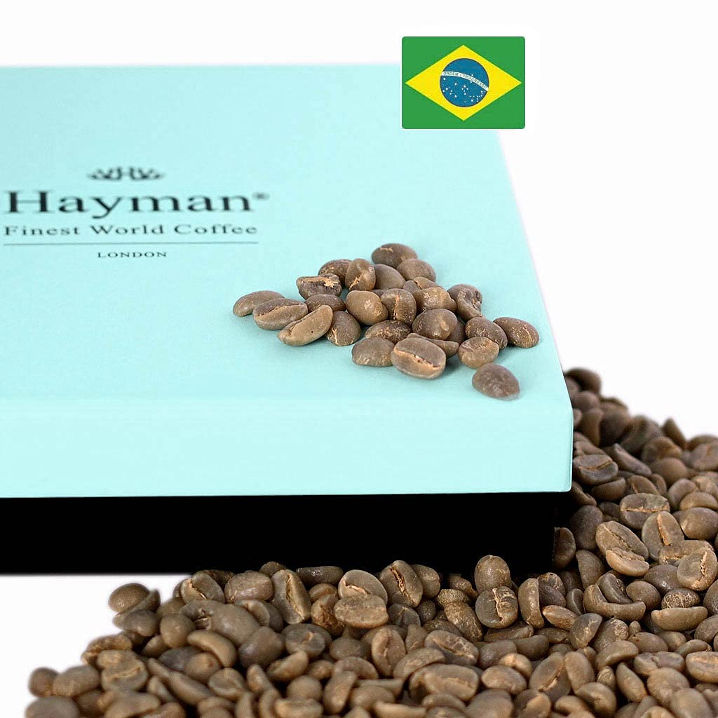 **Hayman Premium Brazilian Green Coffee Beans - Cup of Excellence® Award-Winning, 7oz/200g (Pack of 1) - Unroasted for Home Roasting with Coffee Roaster Machine - Perfect for Espresso, French Press & Cold Brew**