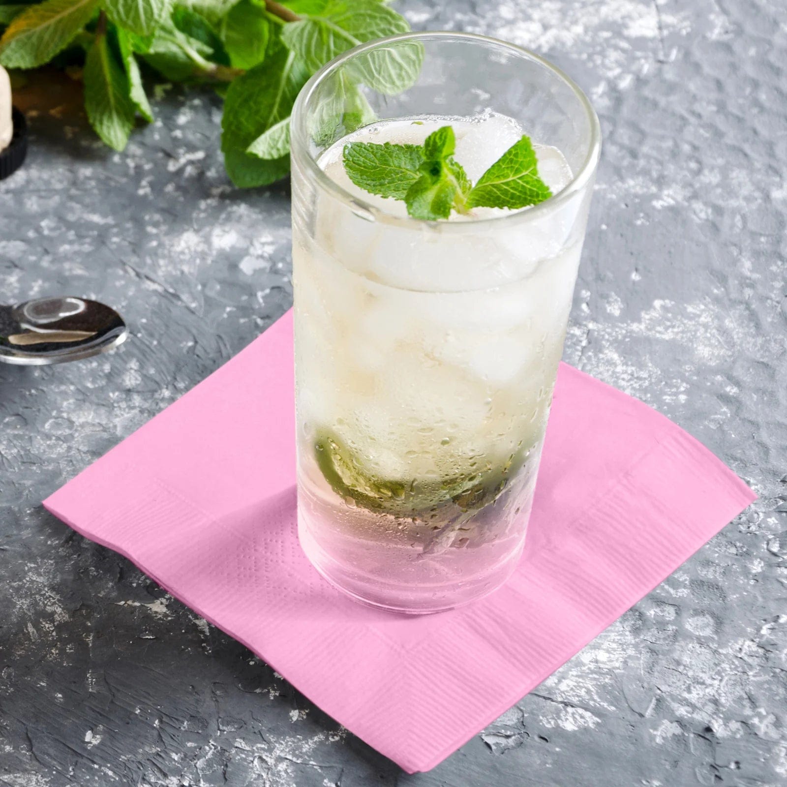 50 Soft 2-Ply Disposable Paper Napkins for Dinner, Cocktail Parties & Events - Premium Quality Tableware for Home, Restaurants & Catering