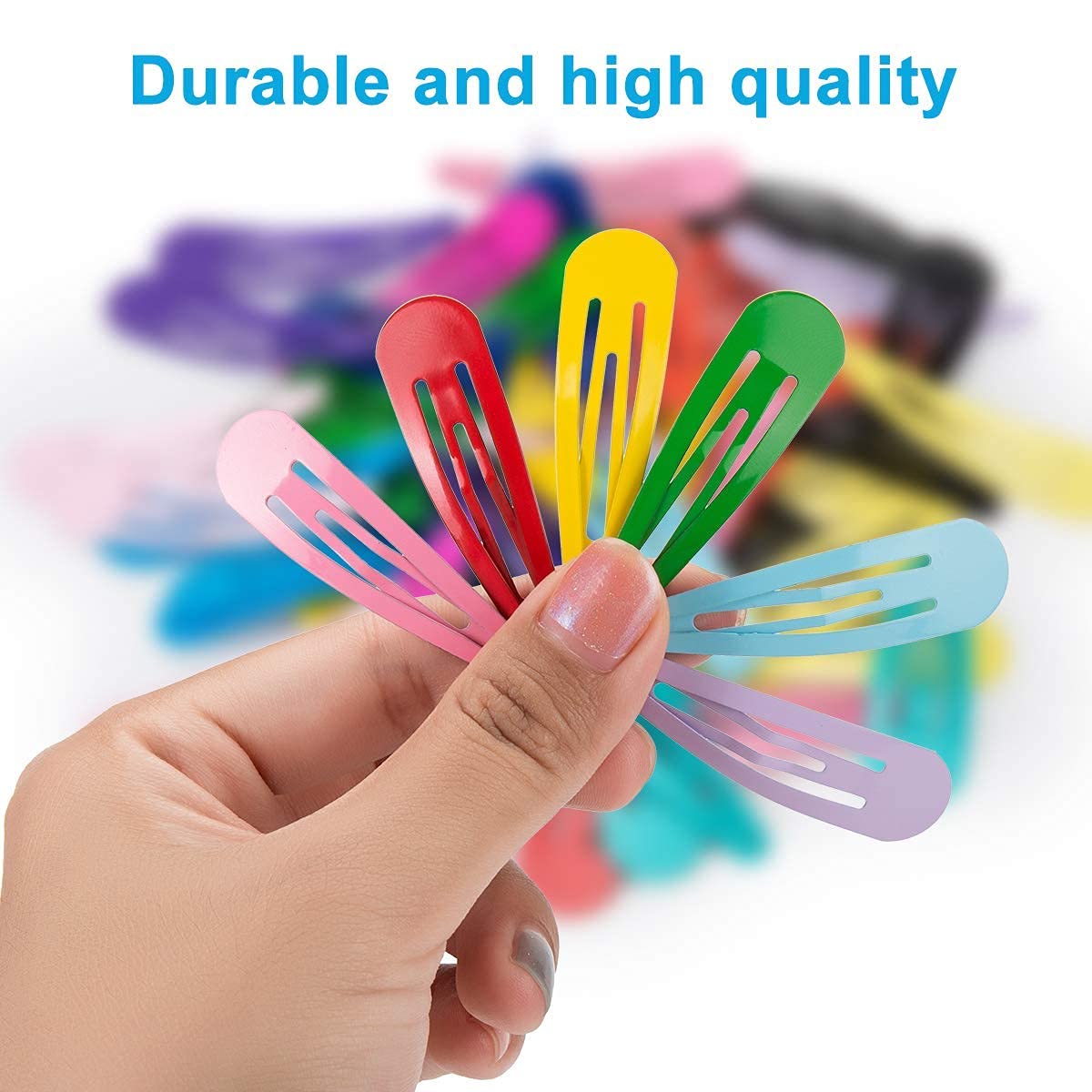 30 Pcs Non-Slip Tic Tac Hair Clips for Girls - 2 Inch Metal Barrettes Hairpins for Toddlers, Kids, Teens & Women | Perfect for School, Parties & Daily Hairstyles
