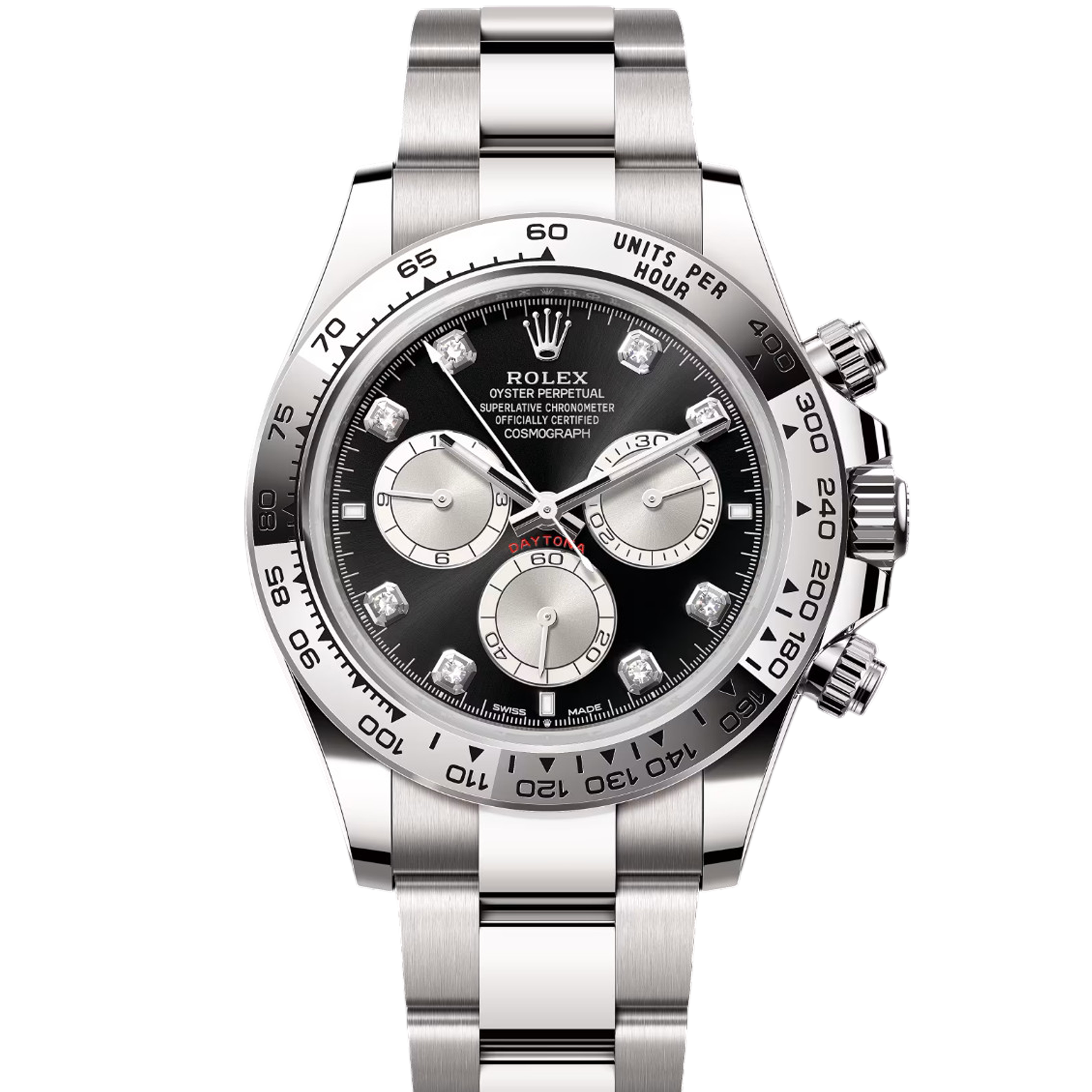Rolex Daytona 126509 Black Diamond Watch - Luxury Men's Chronograph Timepiece for Business, Gifting & Special Occasions