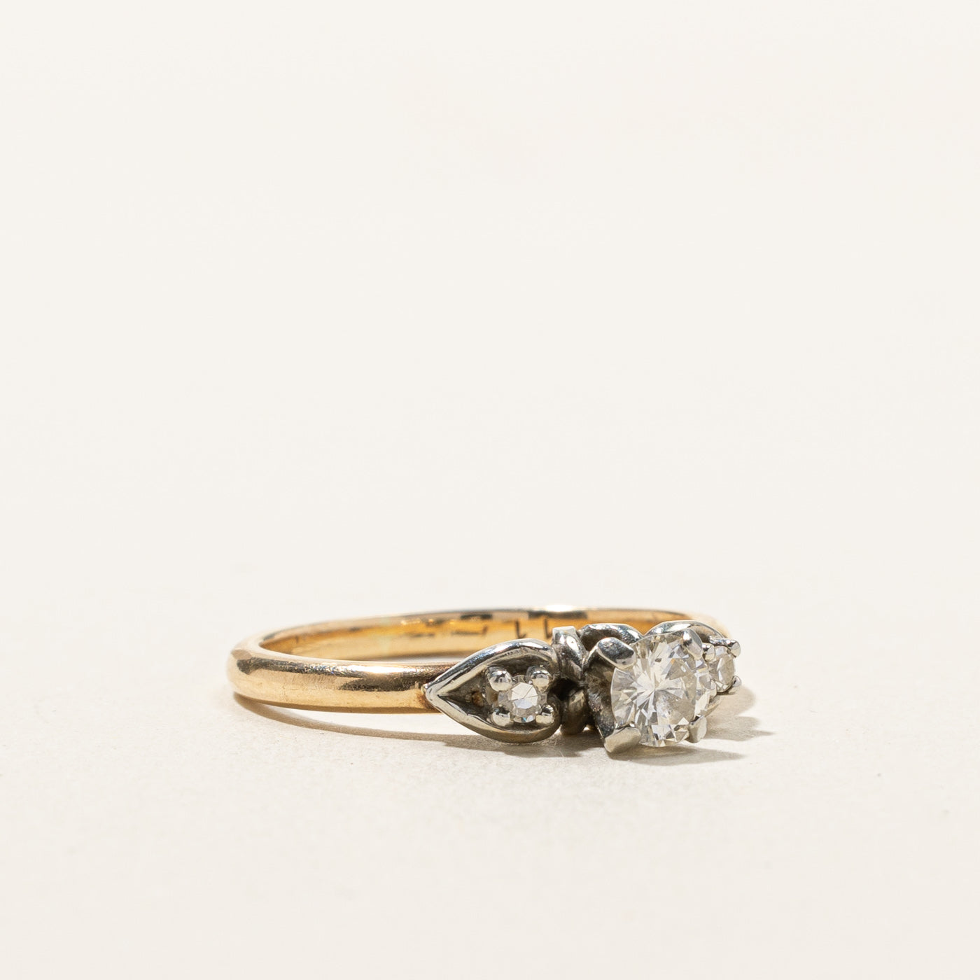 0.27ctw High Set Diamond Ring - Size 5 | Elegant Solitaire Engagement Wedding Band for Women | Perfect for Proposals, Anniversaries & Special Occasions