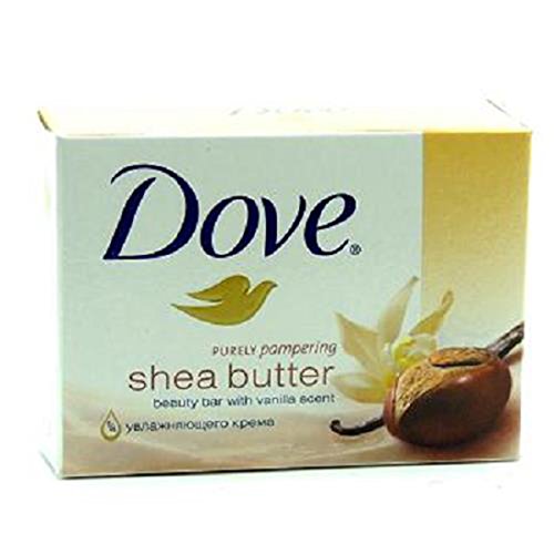 Dove Beauty Cream Bar with Shea Butter - Moisturizing Soap, Body Wash & Shaving Cream - 1 Count - For Dry Skin Care & Sensitive Skin - Perfect for Daily Shower, Bath & Travel Use