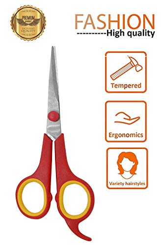 Professional Hair Cutting Scissors for Men & Women - Salon & Home Use - 20g Lightweight - Multi-Color (M1) - Perfect for Stylists, Barbers & DIY Haircuts
