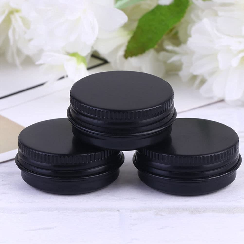 20pcs Cosmetic Aluminum Boxes - Round Makeup Containers for Creams, Samples & Travel Storage - Reusable Tin Jars for DIY Beauty, Skincare & Organizing Small Items
