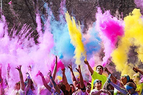 Vibrant Gulal Holi Powder - 5 Pack (100g Each) | Non-Toxic, Skin-Safe Festival Colors for Holi Celebrations | Perfect for Parties, Weddings & Cultural Events