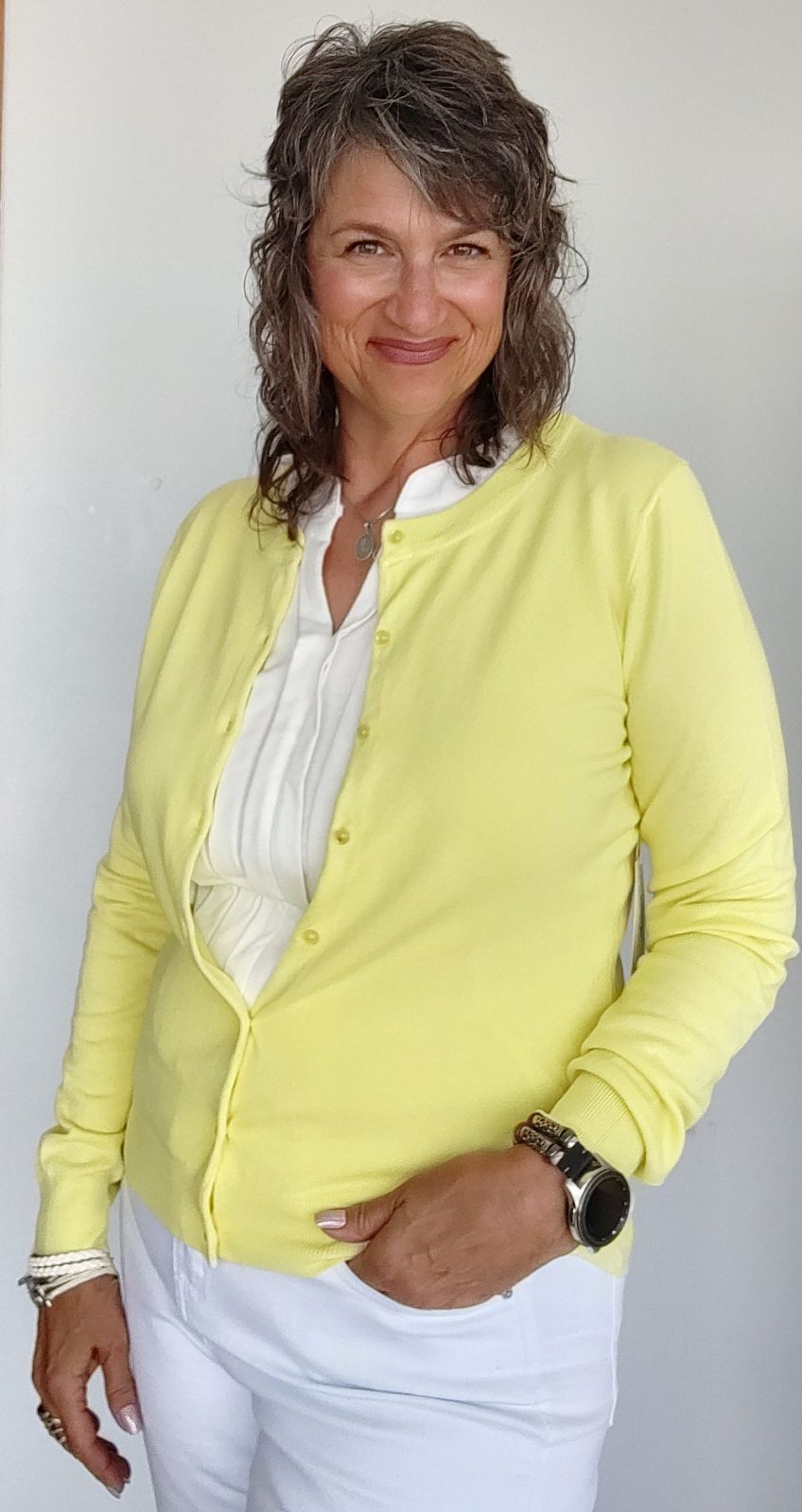 Stylish Lemon Yellow Cardigan for Women - Soft & Comfortable Knit Sweater | Perfect for Fall, Winter & Casual Outfits